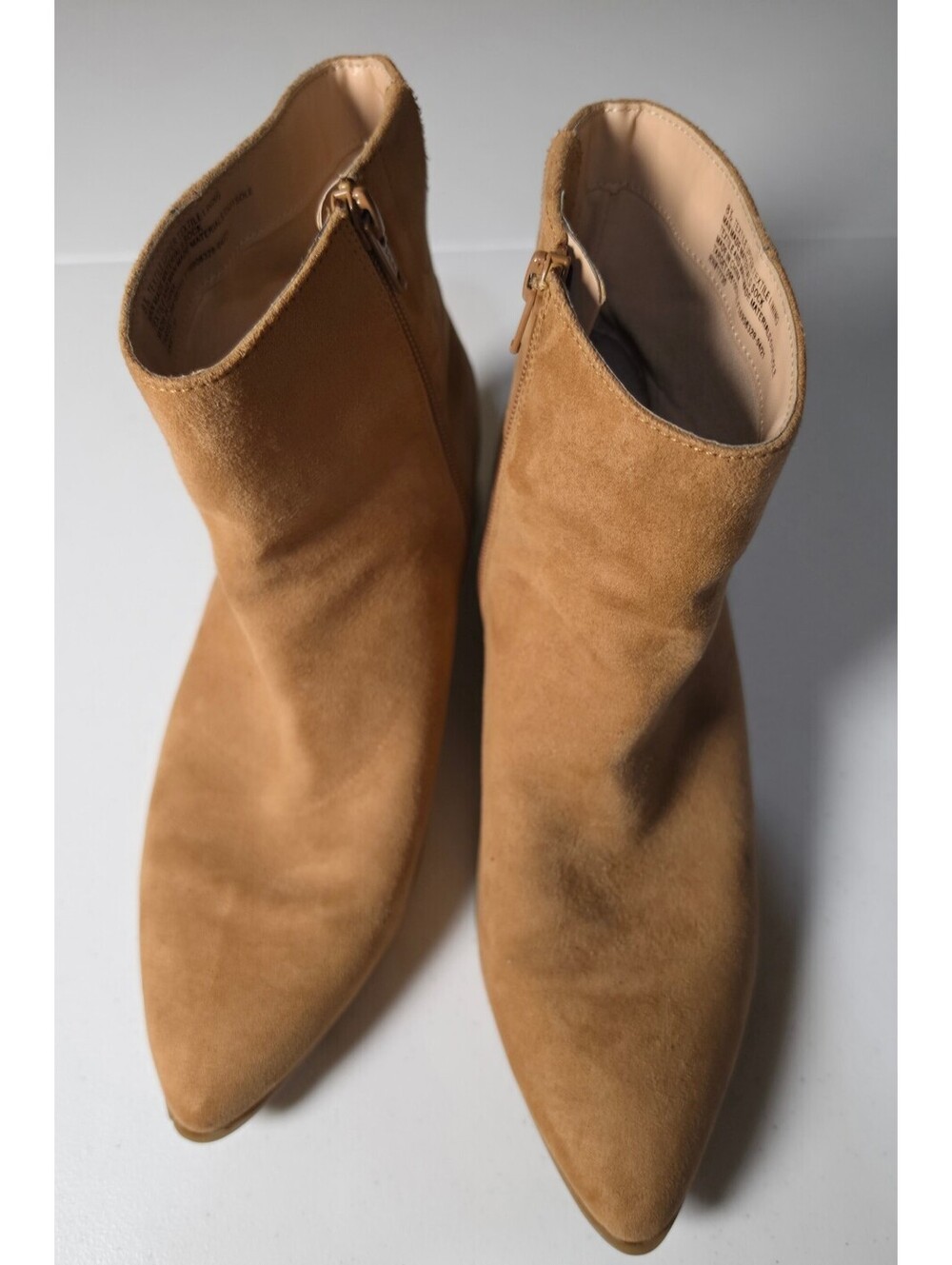 Target Women's Tan Suede Ankle Boots Size 8.5